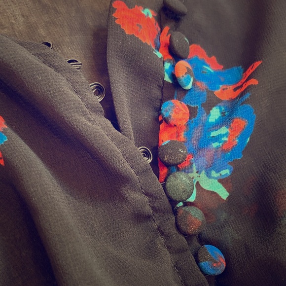 Mink Pink long sleeved super-flowy dress - Picture 2 of 4